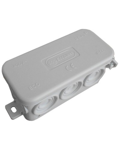 Коробка JBL090 90х42х40, 10 вых., IP55, серая (44055). Коробка монтажная. Экопласт в Коврове