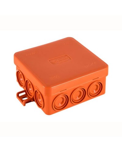 Коробка JBL085 85х85х38, 12 вых., 3P (0,15...4мм²) (43465HF). Коробка монтажная, огнестойкая, без галогена. Экопласт в Коврове