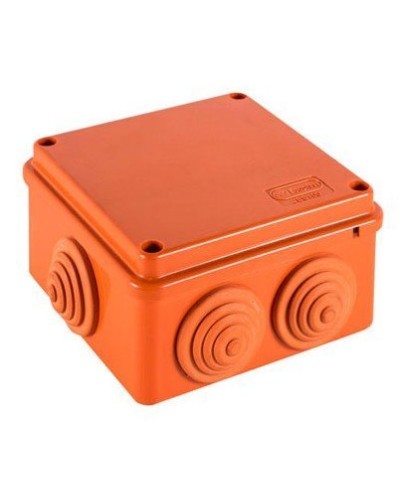 Коробка JBS100 100х100х55, 6 вых., 8P (1,5-6мм²) (43487HF): Коробка монтажная, огнестойкая, без галогена в Коврове