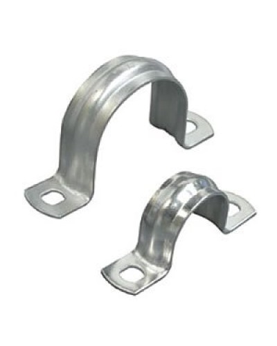 Скоба двухлапковая D50 с двумя отверстиями (50шт) (43650-50): Скоба оцинкованная в Коврове