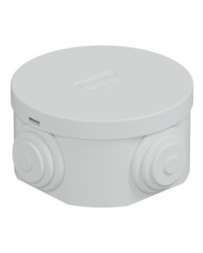 Коробка JBR065 D=65х35, 4 вых., IP44, белая (44004W-1). Коробка монтажная. Экопласт в Коврове