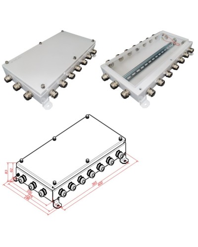 КМ IP66-2040. Коробка монтажная электротехническая. Гефест в Коврове