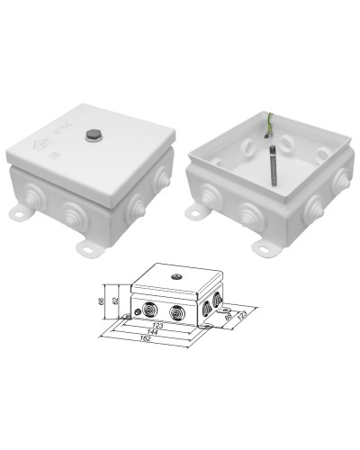 КМ IP55-1212. Коробка монтажная электротехническая. Гефест в Коврове