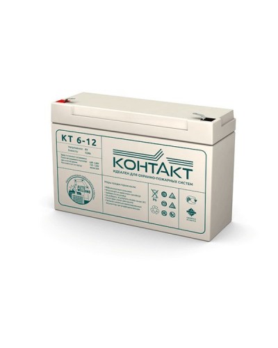 Контакт КТ 6-12. Аккумулятор герметичный свинцово-кислотный. Контакт в Коврове