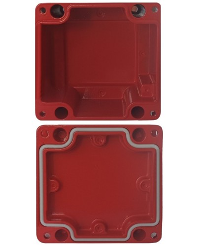 МКС Мороз, глухая, IP66/IP68, красный. Коробка коммутационная металлическая. Магнито-Контакт в Коврове