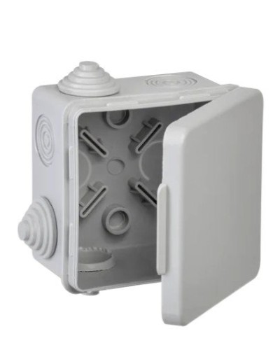 Коробка КМ 80х80х50 GENERICA (UKO31-080-080-050-K03-54G). Коробка распаячная для открытой проводки. GENERICA в Коврове