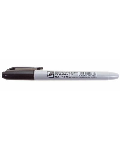 Маркер перманентный Crown «Multi Marker Slim» 2 мм, черный, пулевидный (08-8201): Ручка для маркировки в Коврове