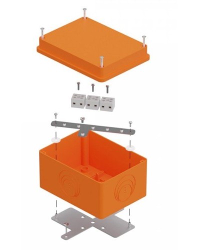 Коробка огнестойкая 150х110х90 E15-E120 для о/п (40-0351-FR1.5-6). Коробка огнестойкая для открытой установки. Промрукав в Коврове