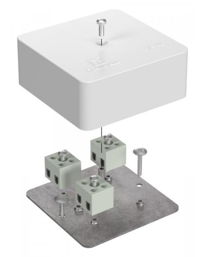 Коробка огнестойкая 75х75х30 (40-0450-FR1.5-6). Коробка огнестойкая для открытой установки. Промрукав в Коврове