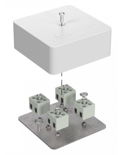 Коробка огнестойкая 75х75х30 (40-0450-FR1.5-8). Коробка огнестойкая для открытой установки. Промрукав в Коврове