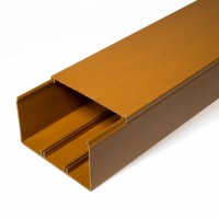 Короб 100х60 мм, бук (Промрукав) (PR.025447). Кабель-канал с двойным замком. Промрукав
