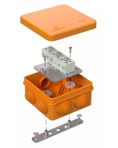 Коробка огнестойкая 80х80х40 (40-0210-FR2.5-6). Коробка огнестойкая для открытой установки. Промрукав в Коврове