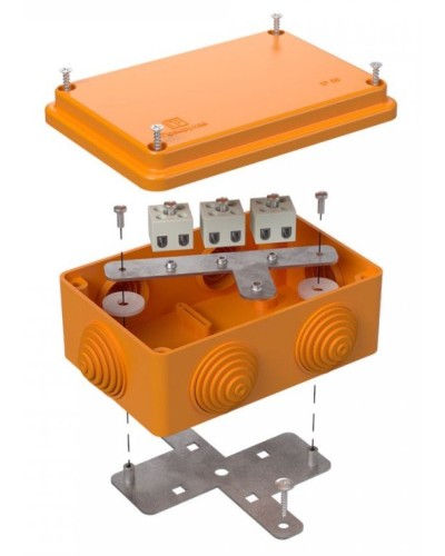 Коробка огнестойкая 120х80х50 (40-0340-FR1.5-6). Коробка огнестойкая для открытой установки. Промрукав в Коврове