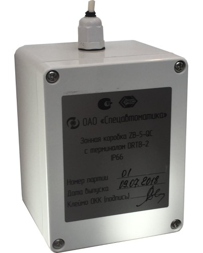 ZB-5-QC с DRTB-2 исп.01. Монтажная зонная коробка. Спецавтоматика, Москва в Коврове