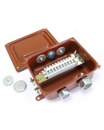 ККМА-10 У2 IP54 (zeta30372). Коробка клеммная металлическая с муфтами АТК для трубной электропроводки. ЗЭТА в Коврове